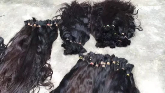 Las extensiones crudas chinas del cabello humano de Remy de la Virgen para la peluquería hacen extensiones del cabello