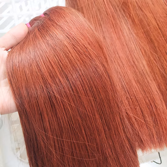 El pelo humano recto de la Virgen Sdd lía la trama del pelo de la extensión del pelo